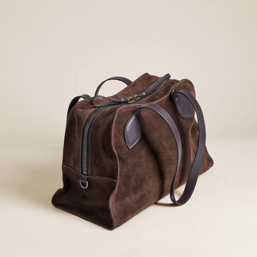 Espresso Medium Suede Jack. Excellent condition. Strap not included - Picture 2 of 14